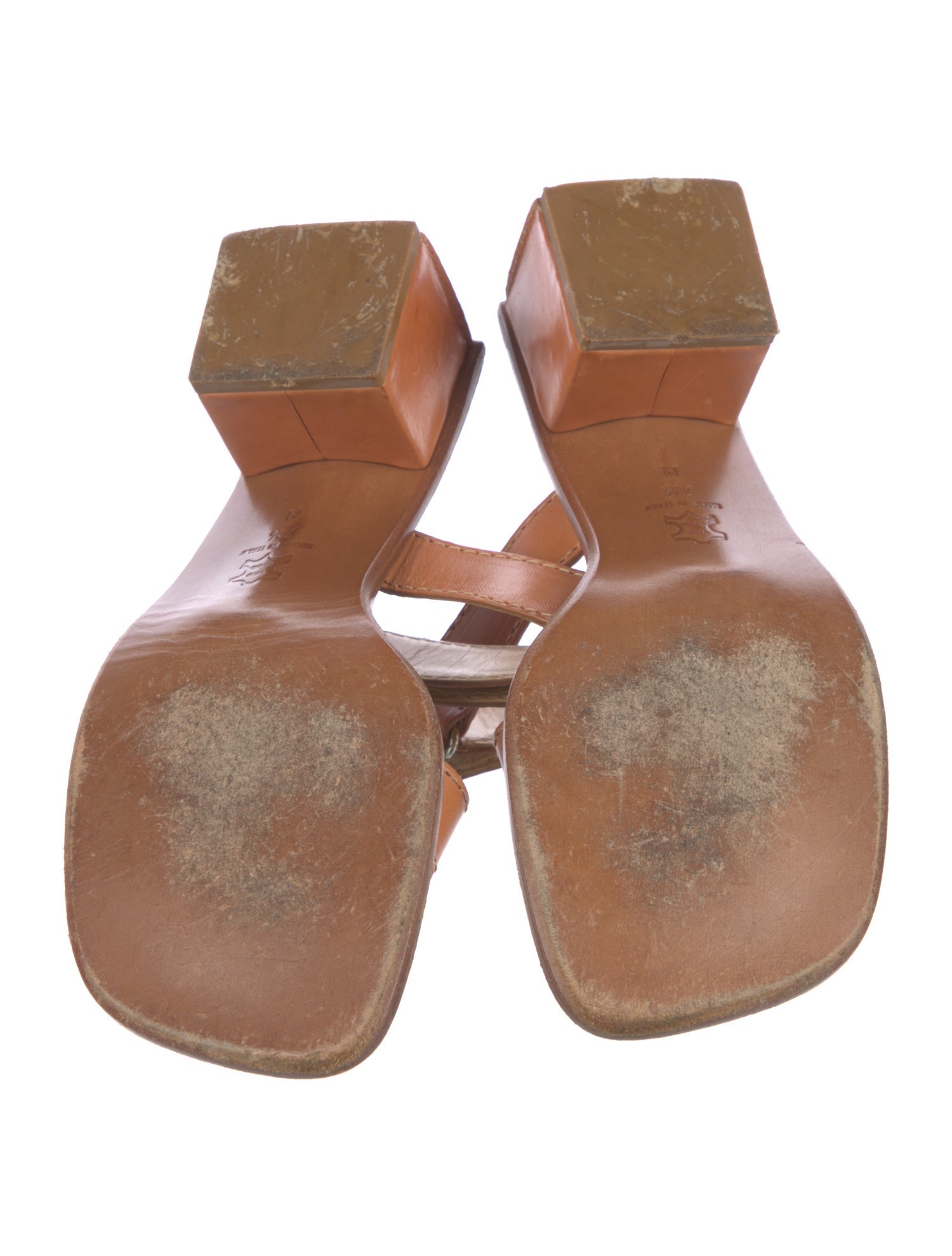 Fendi Leather Slides